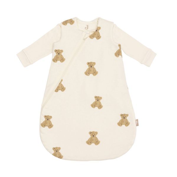 Jollein Newborn Schlafsack 60cm – Teddy Bear – Halte dein Baby das ganze Jahr über warm mit dem 4-Jahreszeiten-Schlafsack. Drei TOG-Werte und niedlicher Teddy-Bär-Print für maximalen Kuschelkomfort.